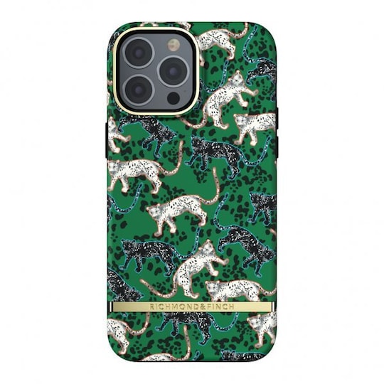 Richmond & Finch iPhone 13 Pro Max Kuori Green Leopard