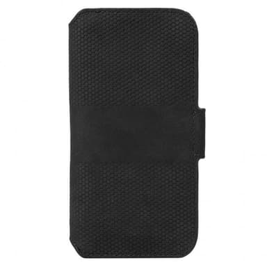 Krusell iPhone 13 Pro Max Kotelo Leather PhoneWallet Musta