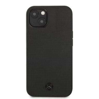 Mercedes Benz iPhone 13 Kuori Metal Logo Musta