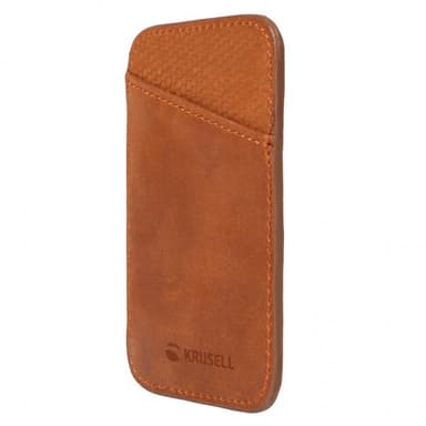 Krusell Korttipidike MagSafe Wallet Cognac