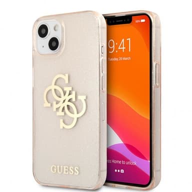 Guess iPhone 13 Mini Kuori Full Glitter Kulta