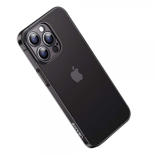 USAMS iPhone 13 Pro Max Kuori Gentle Series Musta