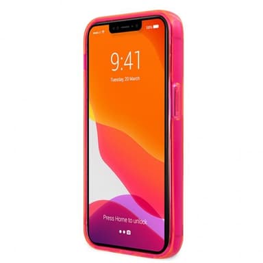 Karl Lagerfeld iPhone 13 Pro Kuori Fluo Vaaleanpunainen