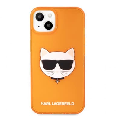 Karl Lagerfeld iPhone 13 Mini Kuori Fluo Oranssi