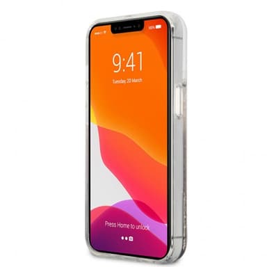 Guess iPhone 13 Pro Max Kuori Liquid Glitter Kulta