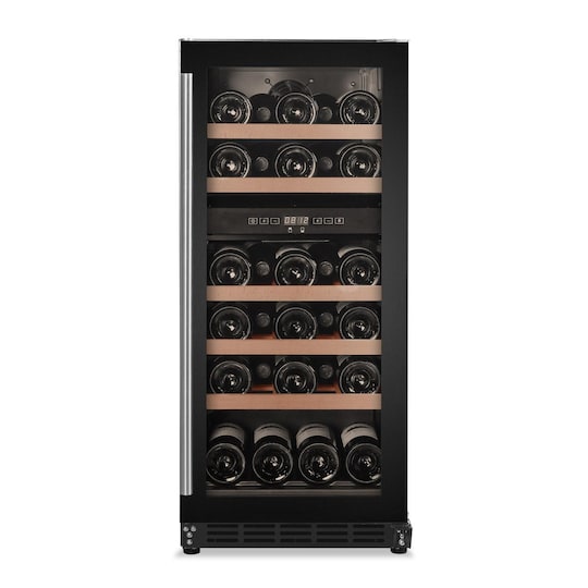 Cavin - Scandinavian Collection 800 - Sisäänrakennettava viinikaappi Musta - 29 pulloa
