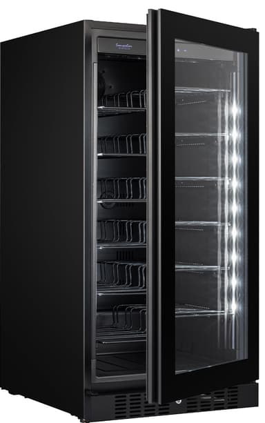 Temptech Sommelier viinikaappi SOMPRO120SRB (musta)