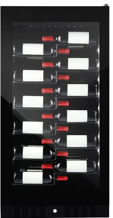 Temptech Sommelier viinikaappi SOMPRO120SRB (musta)