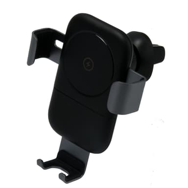 NÖRDIC Qi sertifioitu 10 W langaton laturi autoon, LED-merkkivalo, iPhone ja Android