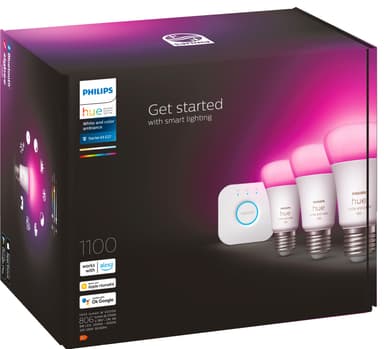 Philips Hue WCA lamppu 3x 9 W E27 -aloituspakkaus