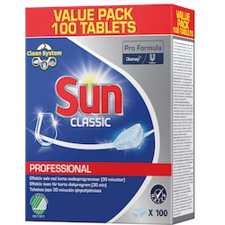 Sun Professional Classic astianpesutabletit (100 kpl)