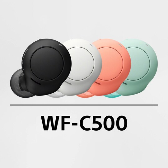 Sony WF-C500 täysin langattomat in-ear kuulokkeet (valkoinen)