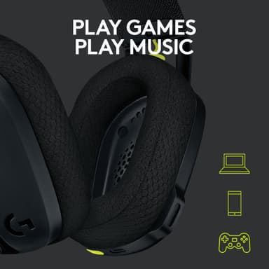 Logitech G435 langattomat pelikuulokkeet (musta)