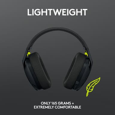 Logitech G435 langattomat pelikuulokkeet (musta)
