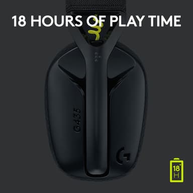 Logitech G435 langattomat pelikuulokkeet (musta)