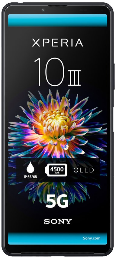 Sony Xperia 10 III - 5G älypuhelin 6/128GB (musta)