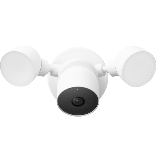 Google Nest Cam langallinen turvakamera valonheittimellä