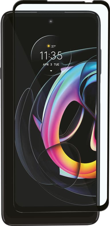 Panzer Full-Fit Motorola Edge 20 Lite näytönsuoja (musta)