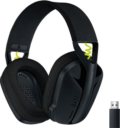 Logitech G435 langattomat pelikuulokkeet (musta)