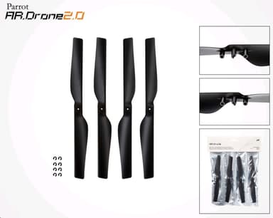Parrot AR.Drone 2.0 vaihtopropellit (musta)