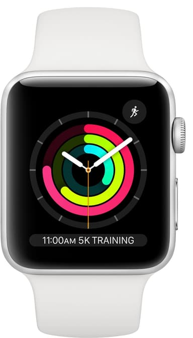 Apple Watch Series 3 38 mm (valkoinen ranneke)