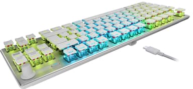 Roccat Vulcan TKL PRO pelinäppäimistö (valkoinen)