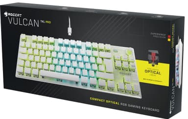 Roccat Vulcan TKL PRO pelinäppäimistö (valkoinen)