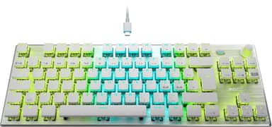 Roccat Vulcan TKL PRO pelinäppäimistö (valkoinen)