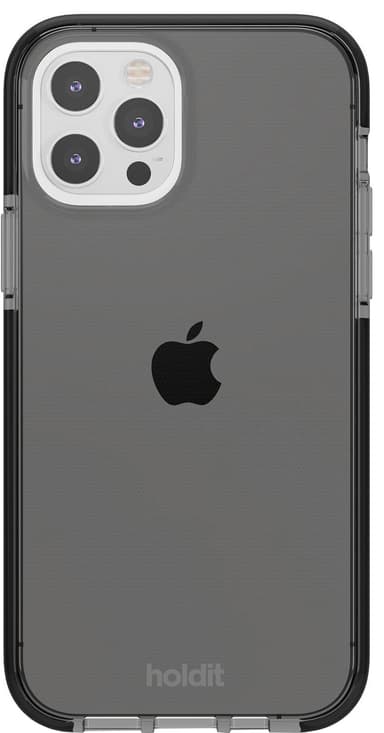 Holdit iPhone 12/12 Pro suojakuori (musta)