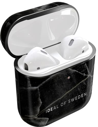 iDeal of Sweden AirPods 1/2 kotelo (musta marmori)