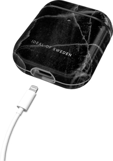 iDeal of Sweden AirPods 1/2 kotelo (musta marmori)