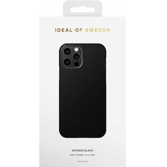 iDeal of Sweden Atelier iPhone 12/12 Pro suojakuori (Intense Black)