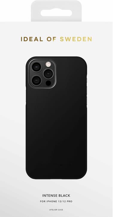 iDeal of Sweden Atelier iPhone 12/12 Pro suojakuori (Intense Black)
