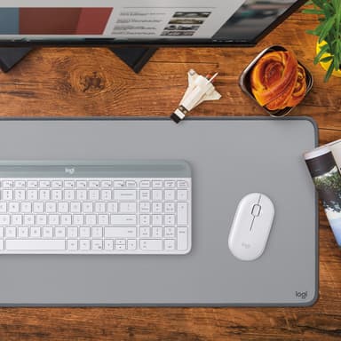 Logitech Desk Mat Studio Series kirjoitusalusta (keskiharmaa)