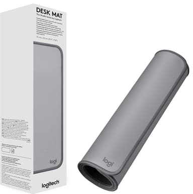 Logitech Desk Mat Studio Series kirjoitusalusta (keskiharmaa)