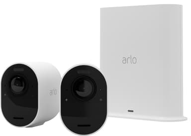 Arlo Ultra 2 4K langaton turvakamera (2 kpl, valkoinen)