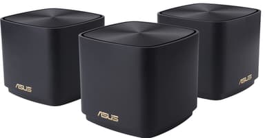 ASUS ZenWiFi AX Mini Black Mesh (XD4) reititin (3 kpl)