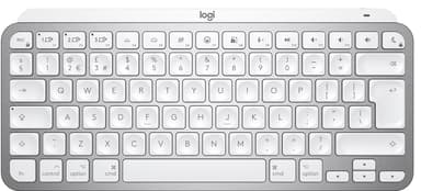 Logitech MX Keys Mini langaton näppäimistö (vaaleanharmaa)