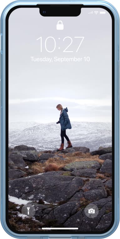 UAG iPhone 13 mini U Lucent suojakuori (taivaansininen)