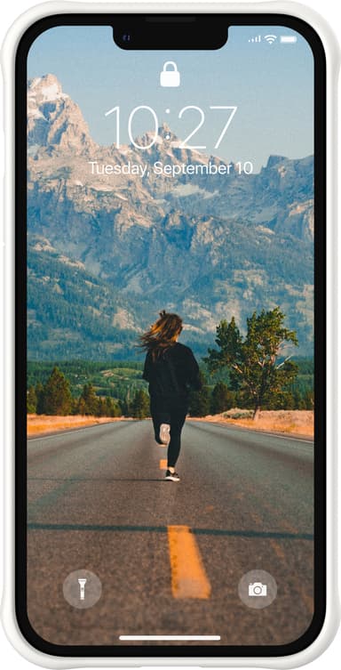UAG Dot iPhone 13 silikoninen suojakuori (vaahtokarkki)