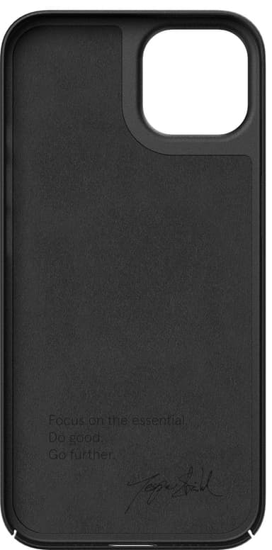 Nudient v3 iPhone 13 suojakuori (musta)
