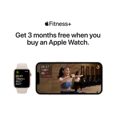 Apple Watch SE 40 mm GPS (kultainen alu./tähtivalkea sport-ranneke)