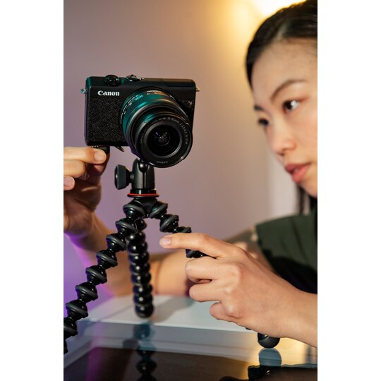 Canon EOS M200 BK M15 järjestelmäkamera + pelipakkaus