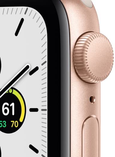 Apple Watch SE 40 mm GPS (kultainen alu./tähtivalkea sport-ranneke)