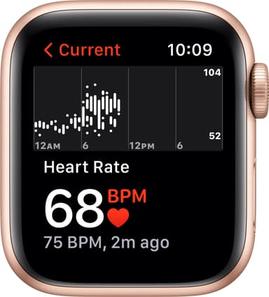 Apple Watch SE 40 mm GPS (kultainen alu./tähtivalkea sport-ranneke)