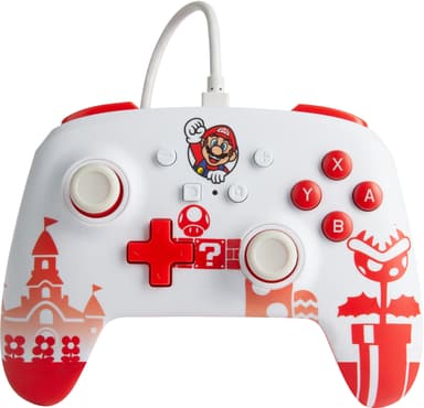 PowerA Enhanced Wired Nintendo Switch peliohjain (punainen)