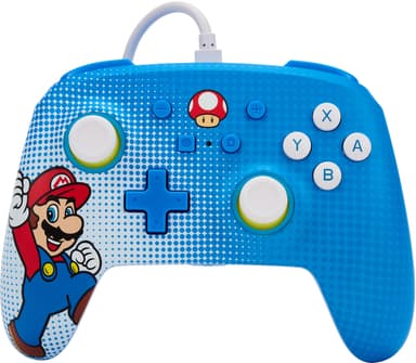 PowerA Enhanced Wired Nintendo Switch peliohjain (sininen)