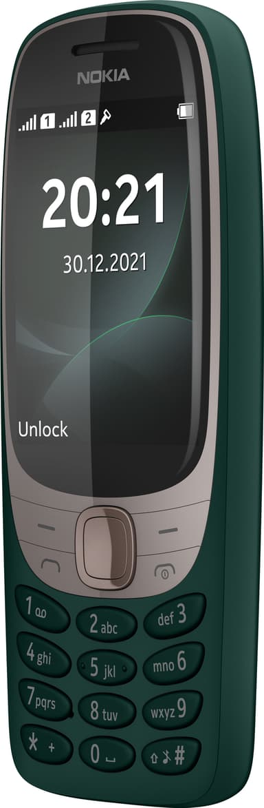 Nokia 6310 matkapuhelin (tummanvihreä) - Vain 2G