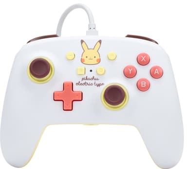 PowerA Enhanced Wired Nintendo Switch peliohjain (valkoinen)