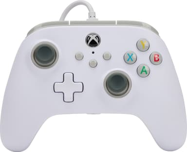 PowerA Xbox Series X Enwired Core ohjain (valkoinen)